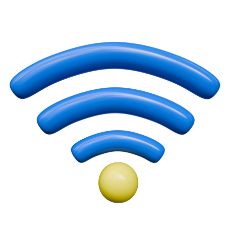 Wi-fi  3D Icon