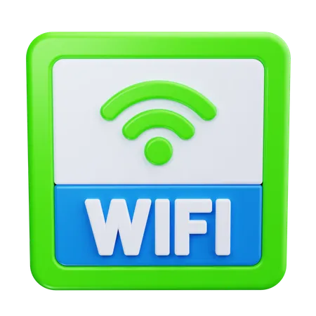 Wi-fi  3D Icon