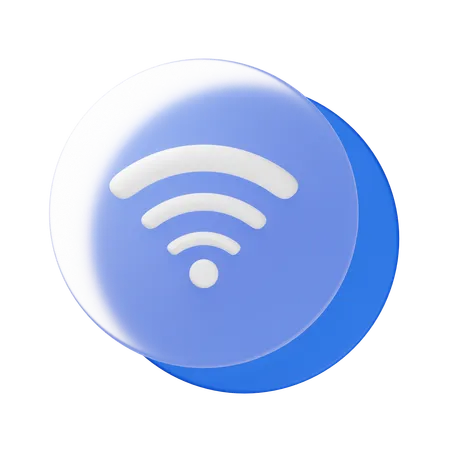 Wi-fi  3D Icon