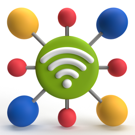 Wi-fi  3D Icon