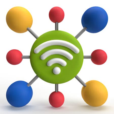 Wi-fi  3D Icon