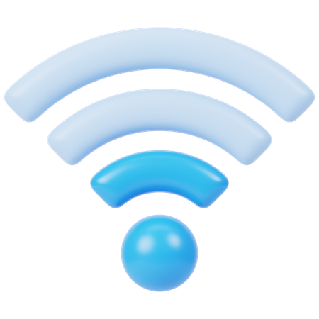 Wifi  3D Icon