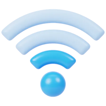 Wifi  3D Icon