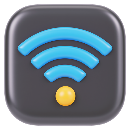 Wi-fi  3D Icon