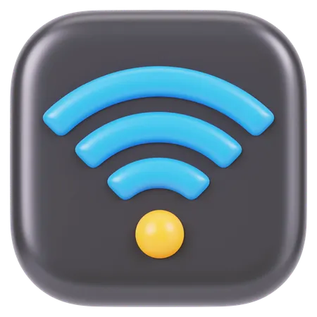 Wi-fi  3D Icon