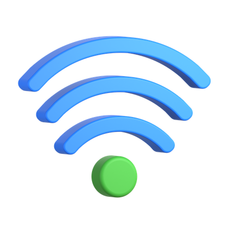 Wi Fi  3D Icon