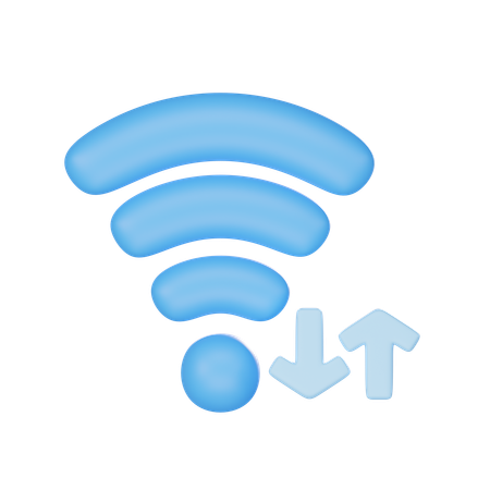 Wi Fi  3D Icon