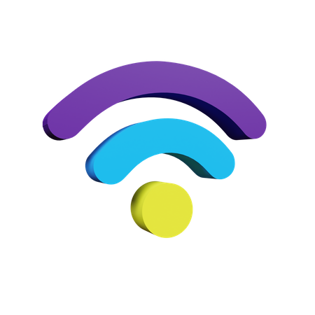 Wi-fi  3D Icon