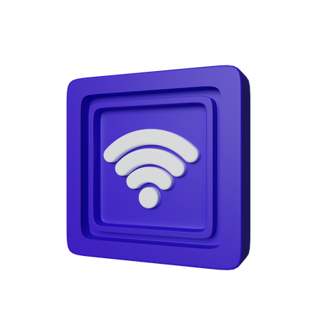 Wi-Fi  3D Illustration