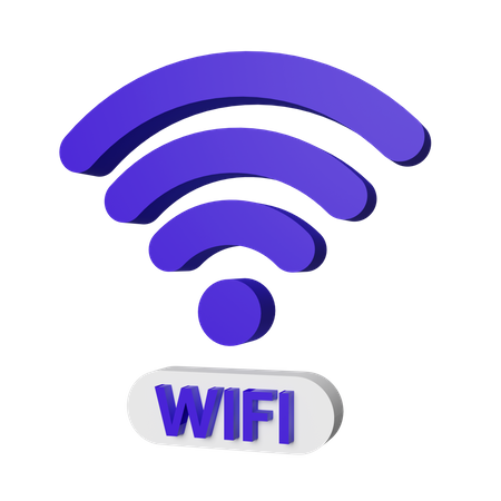 Wi-Fi  3D Illustration