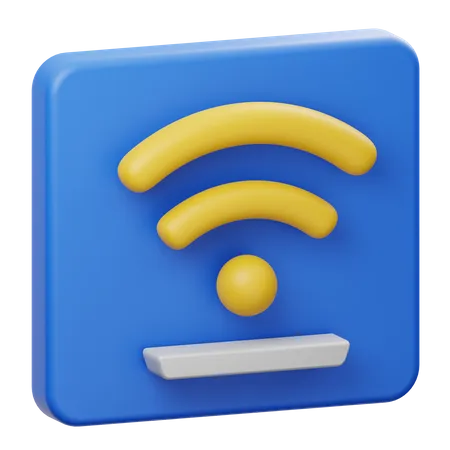 Wi-fi  3D Illustration