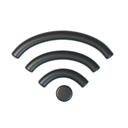 Wi-fi  3D Illustration