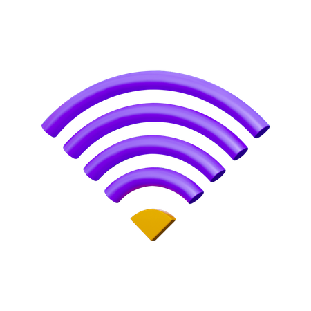 Wi-fi  3D Illustration