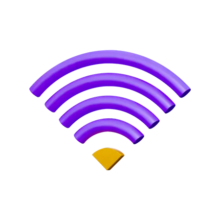 Wi-fi  3D Illustration