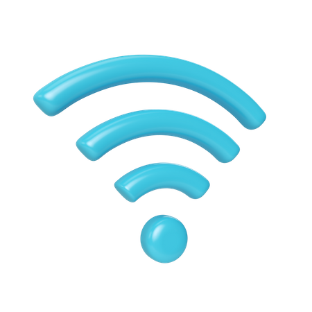 Wi-fi  3D Illustration