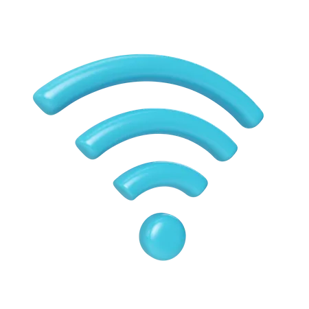 Wi-fi  3D Illustration