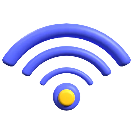 Wi-fi  3D Icon