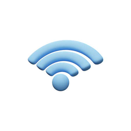 Wi-fi  3D Icon