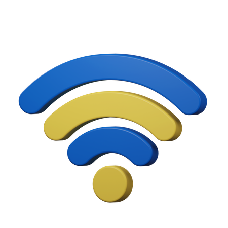 Wi-fi  3D Icon