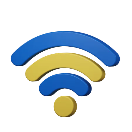 Wi-fi  3D Icon