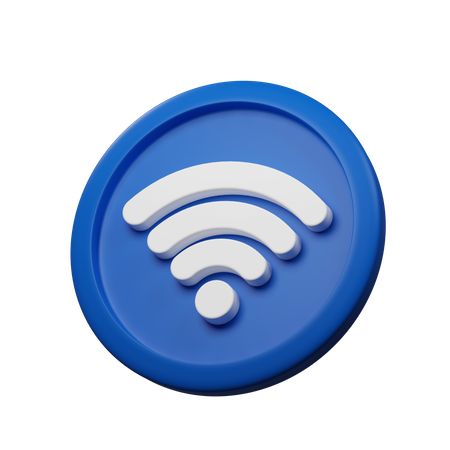 Wi-fi  3D Icon