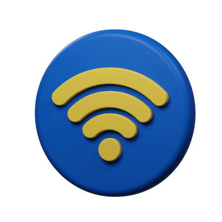 Wi-fi  3D Icon