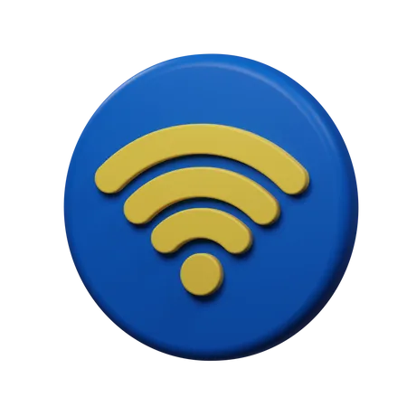 Wi-fi  3D Icon