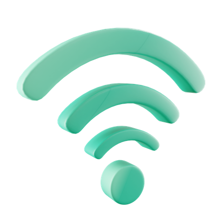 Wi-fi  3D Icon