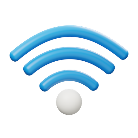 Wi-fi  3D Icon