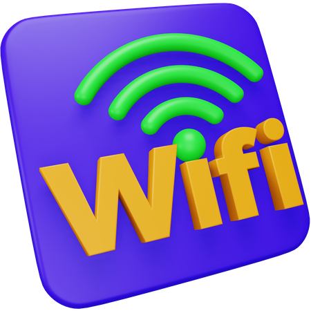 Wi-fi  3D Icon