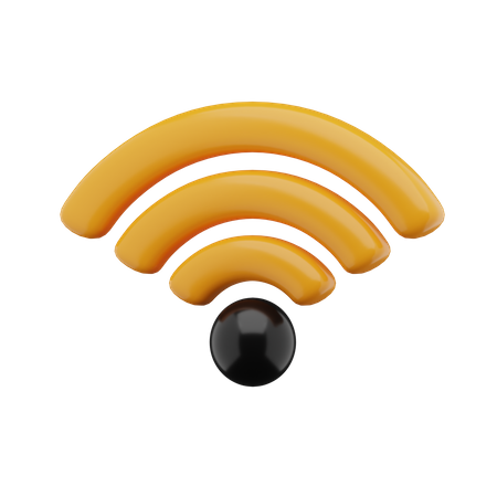 Wi-fi  3D Icon