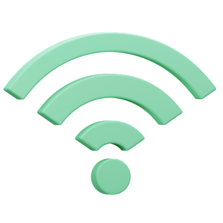 Wi-fi  3D Icon