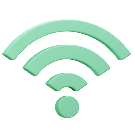 Wi-fi  3D Icon