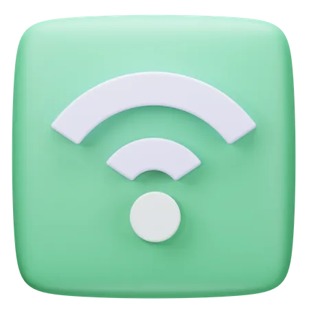 Wi-fi  3D Icon