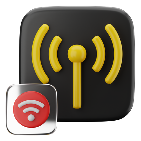 Wi-fi  3D Icon