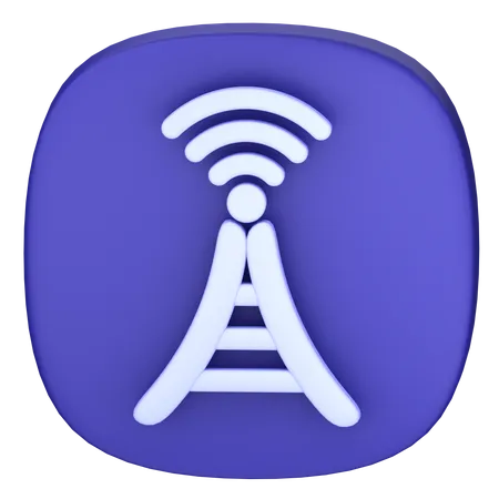 Wi-fi  3D Icon