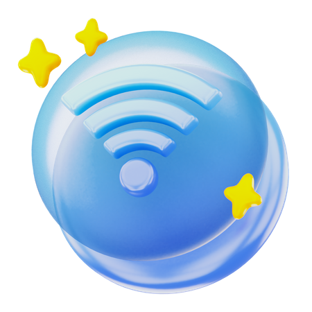 Wi-fi  3D Icon