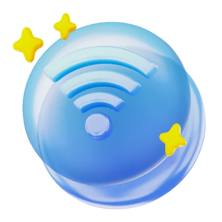 Wi-fi  3D Icon