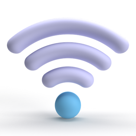 Wi-fi  3D Icon