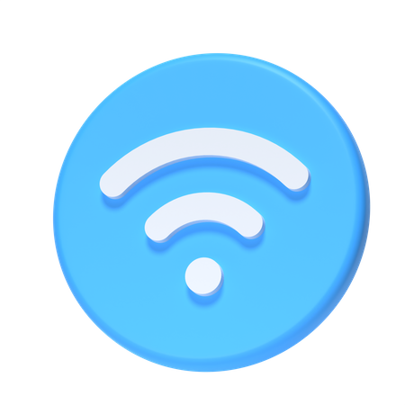 Wi-fi  3D Icon