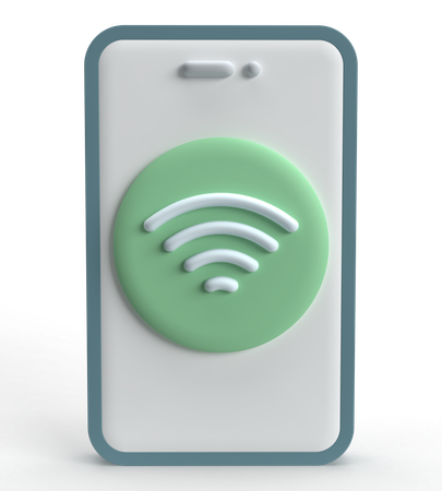 Wi-fi  3D Icon