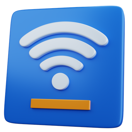 Wi-fi do hotel  3D Icon