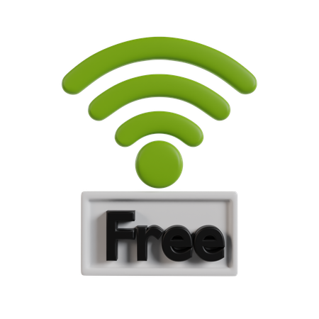 Wifi grátis  3D Icon