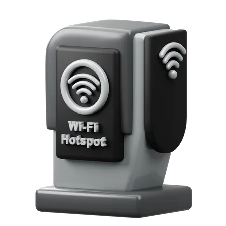 Wi-Fi Hotspot  3D Icon