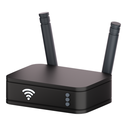Wi Fi Router  3D Icon