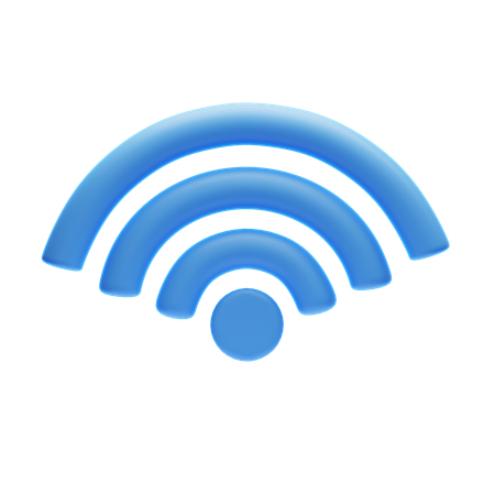 Wi-Fi Signal  3D Icon
