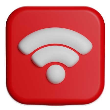 Wi Fi Signal  3D Icon
