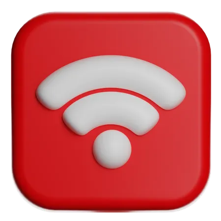 Wi Fi Signal  3D Icon