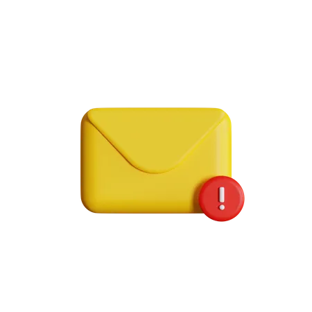 Wichtige E-Mail  3D Icon
