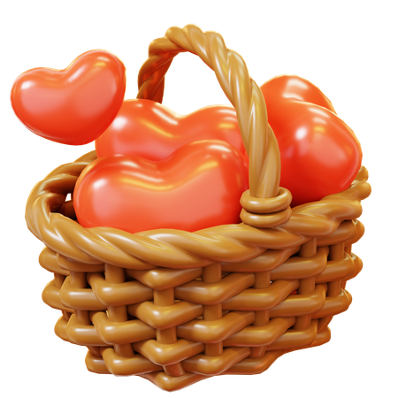 Wicker Basket  3D Icon